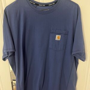 Carhartt Men's Blue Pocket T-Shirt